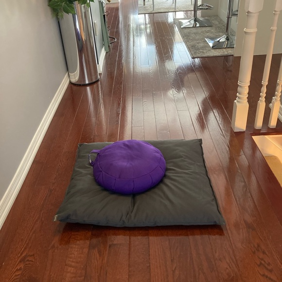 Purple & Grey Meditation Cushion Combo - Picture 4 of 4